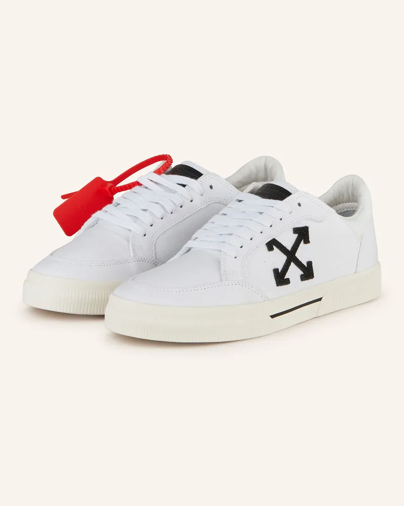 OFF-WHITE Sneaker NEW LOW VULCANIZED CANVAS Weiss