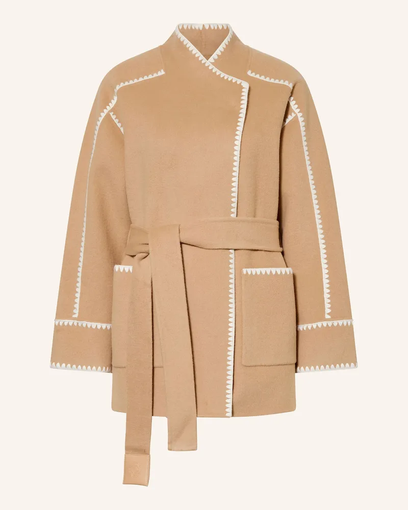 Maje Mantel beige Camel