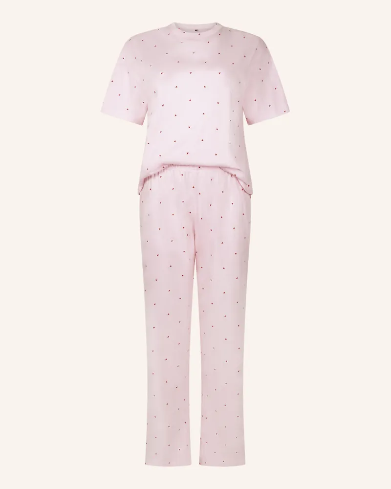 Hunkemöller Schlafanzung COTTON PRINT Pink