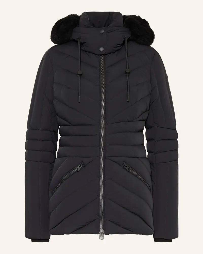 Mackage Daunenjacke mit abnehmbarer Kapuze Schwarz