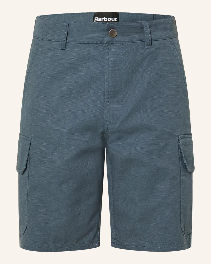Barbour Cargoshorts Draftmen Relaxed Fit blau Petrol