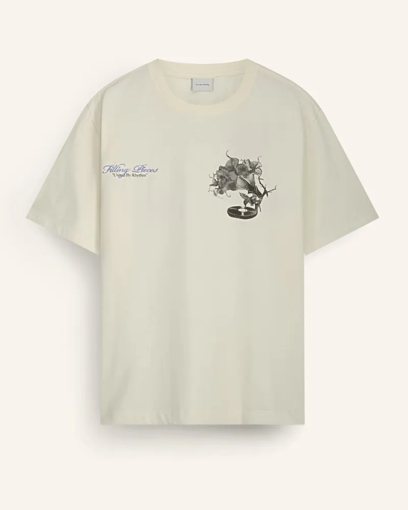 Filling Pieces T-Shirt Gramophone weiss Weiss
