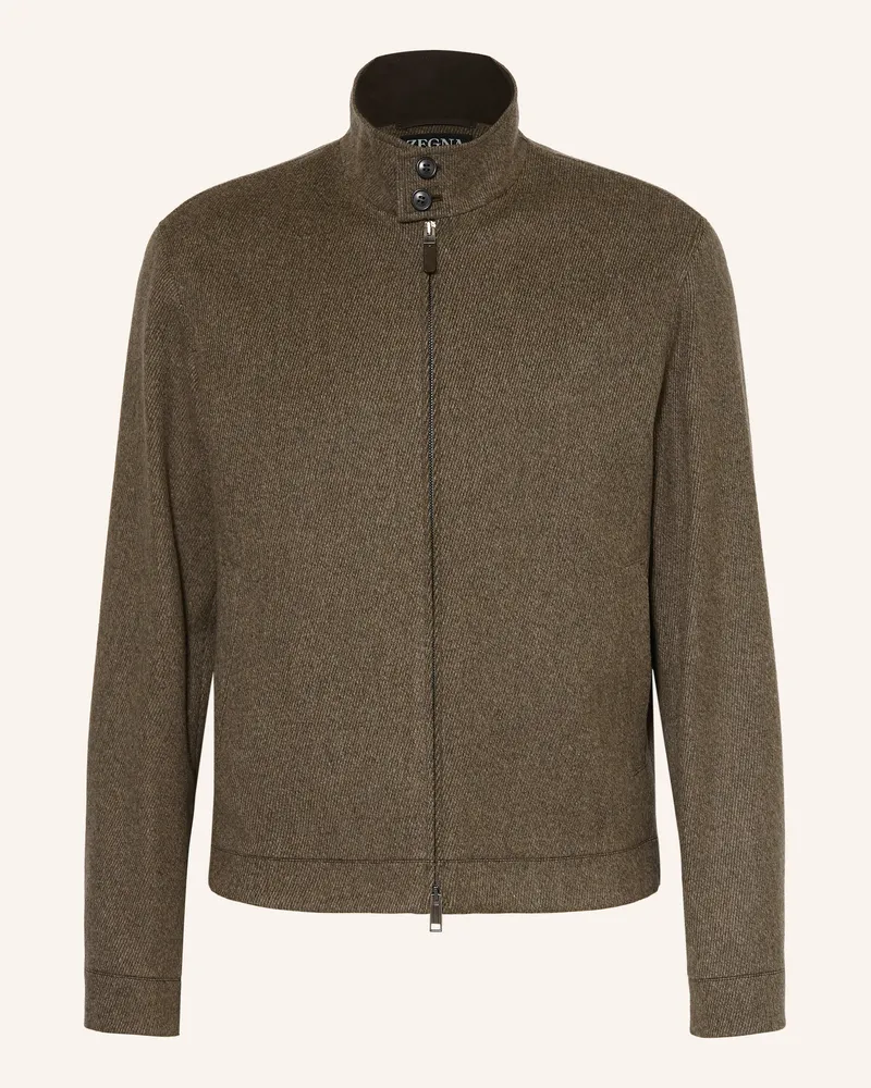 Ermenegildo Zegna Blouson gruen Khaki