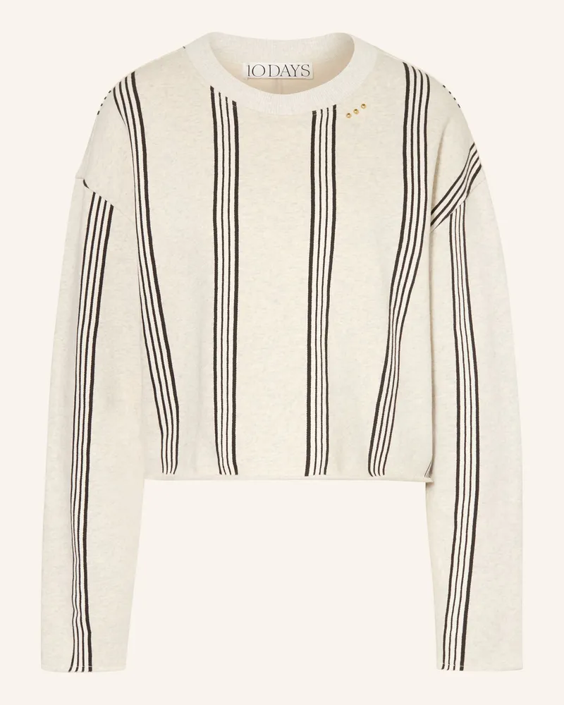 10Days Sweatshirt grau Hellgrau