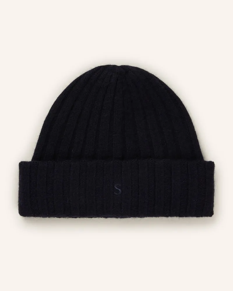 Stetson Cashmere-Mütze blau Dunkelblau