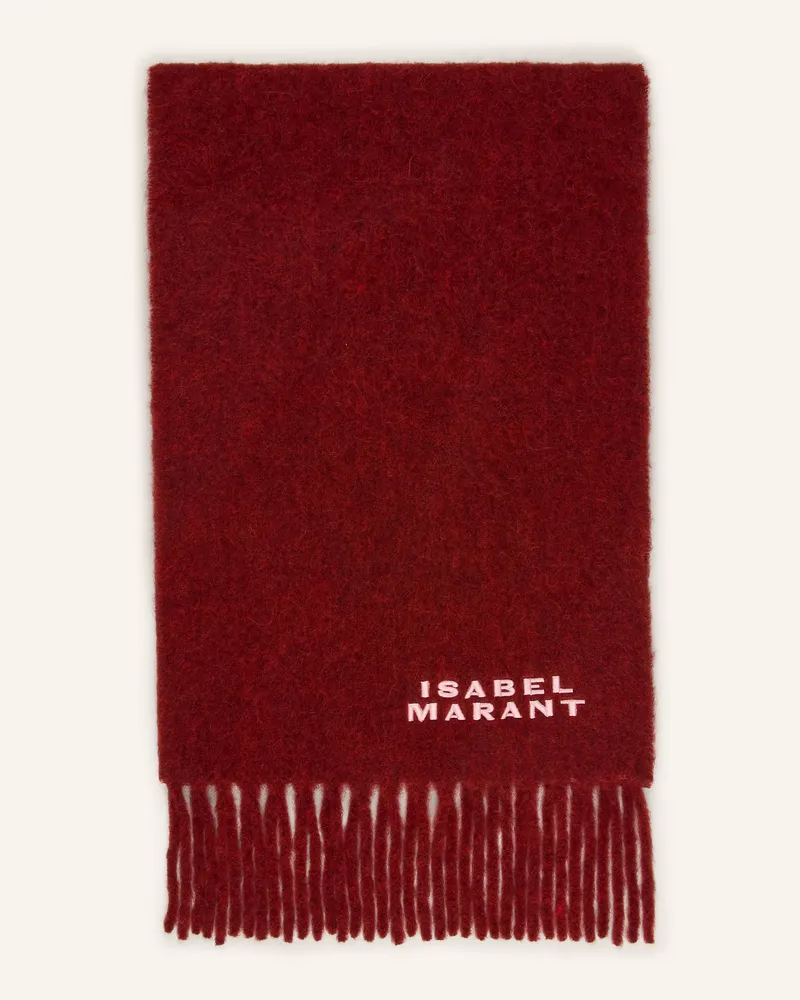 Isabel Marant Alpaka-Schal Firny rot Rot