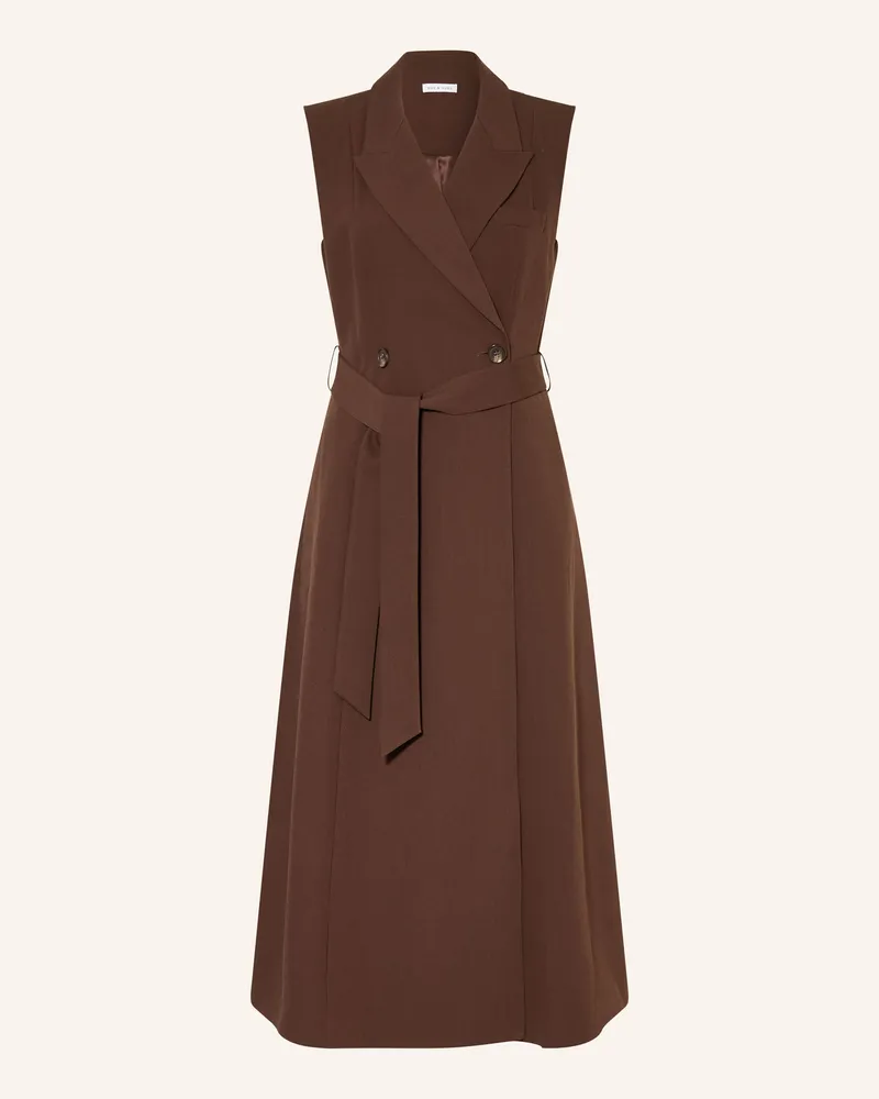 Mrs & HUGS Wickelkleid braun Dunkelbraun