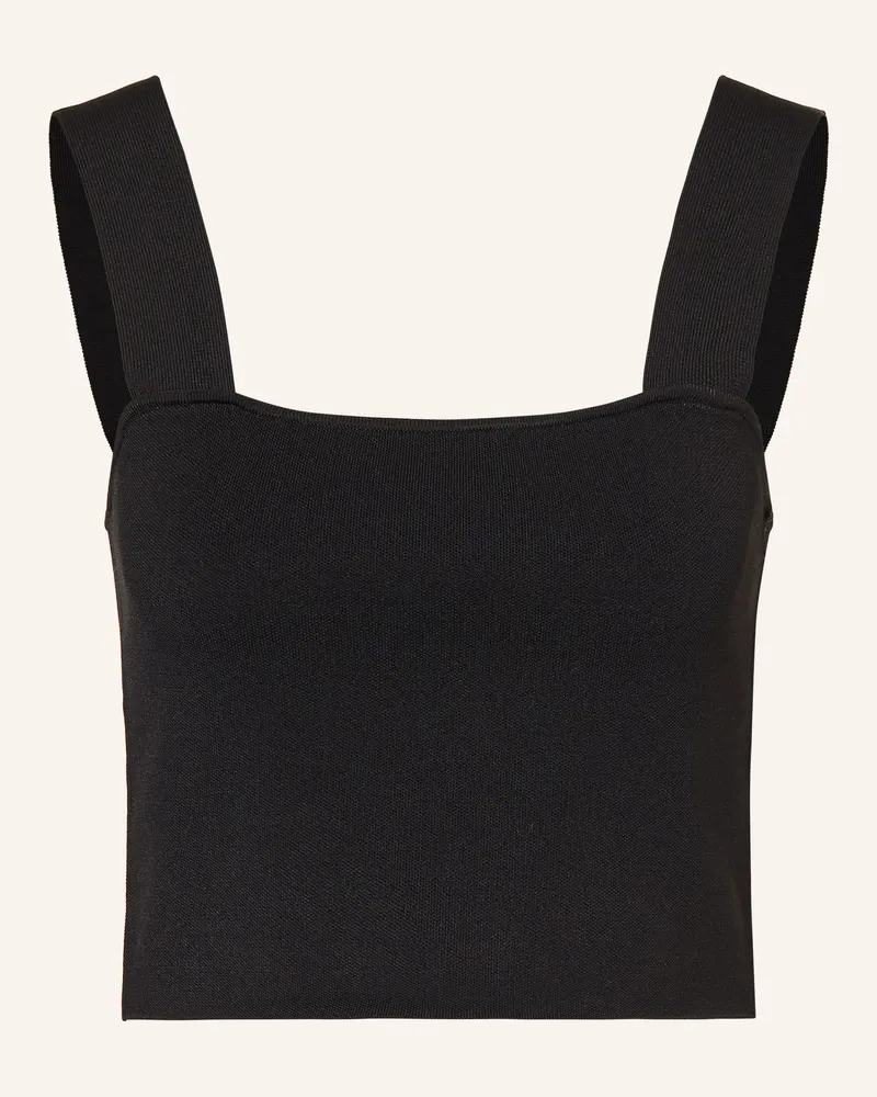 Maje Stricktop schwarz Schwarz