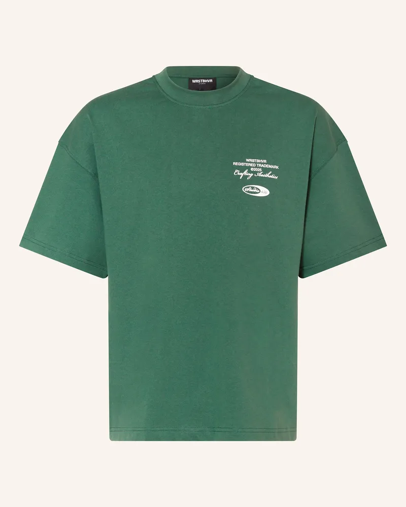 WRSTBHVR T-Shirt STUDIO V11 Dunkelgrün