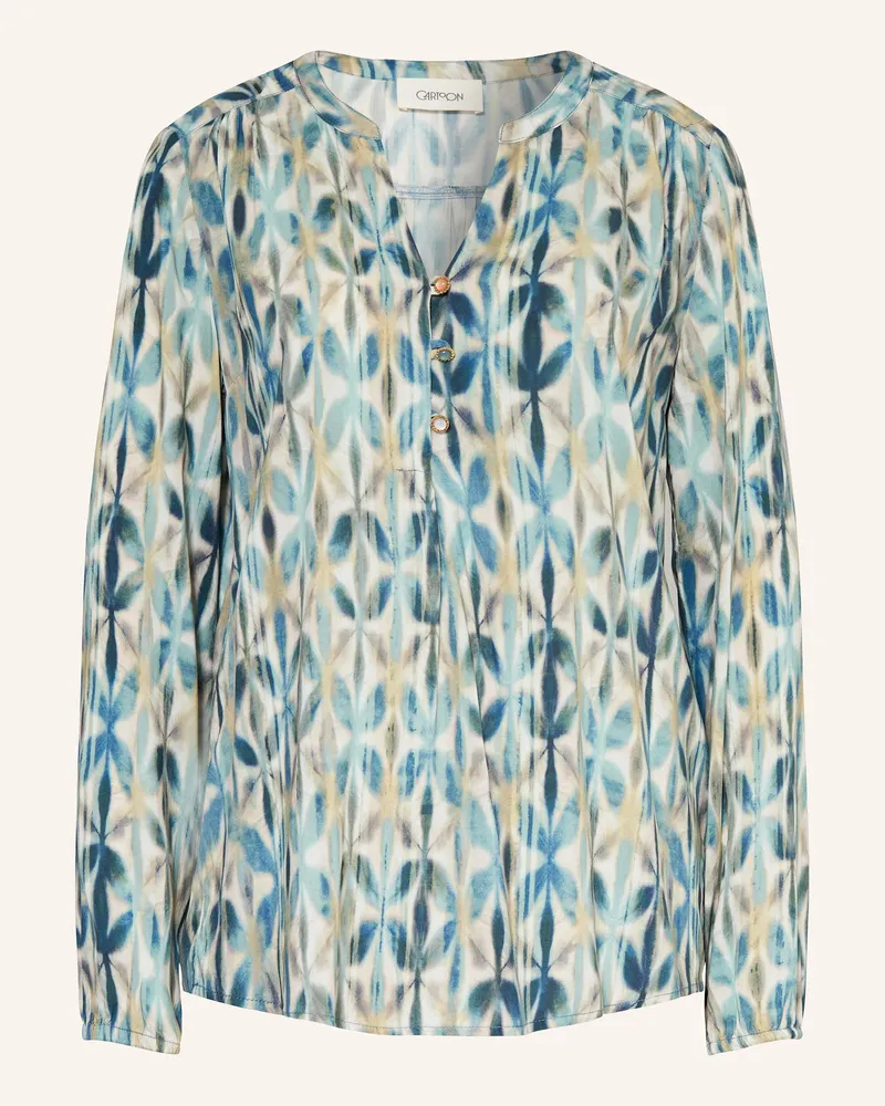 Cartoon Blusenshirt Blau