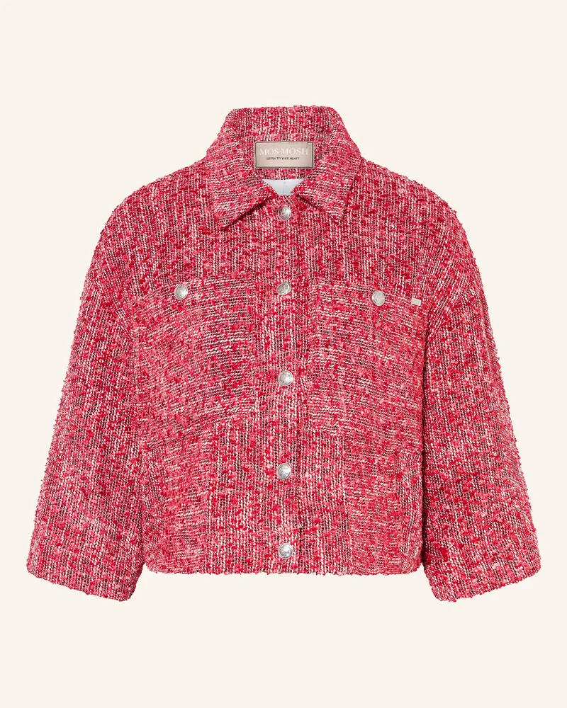 Mos Mosh Bouclé-Jacke MMPENN MINO Rot
