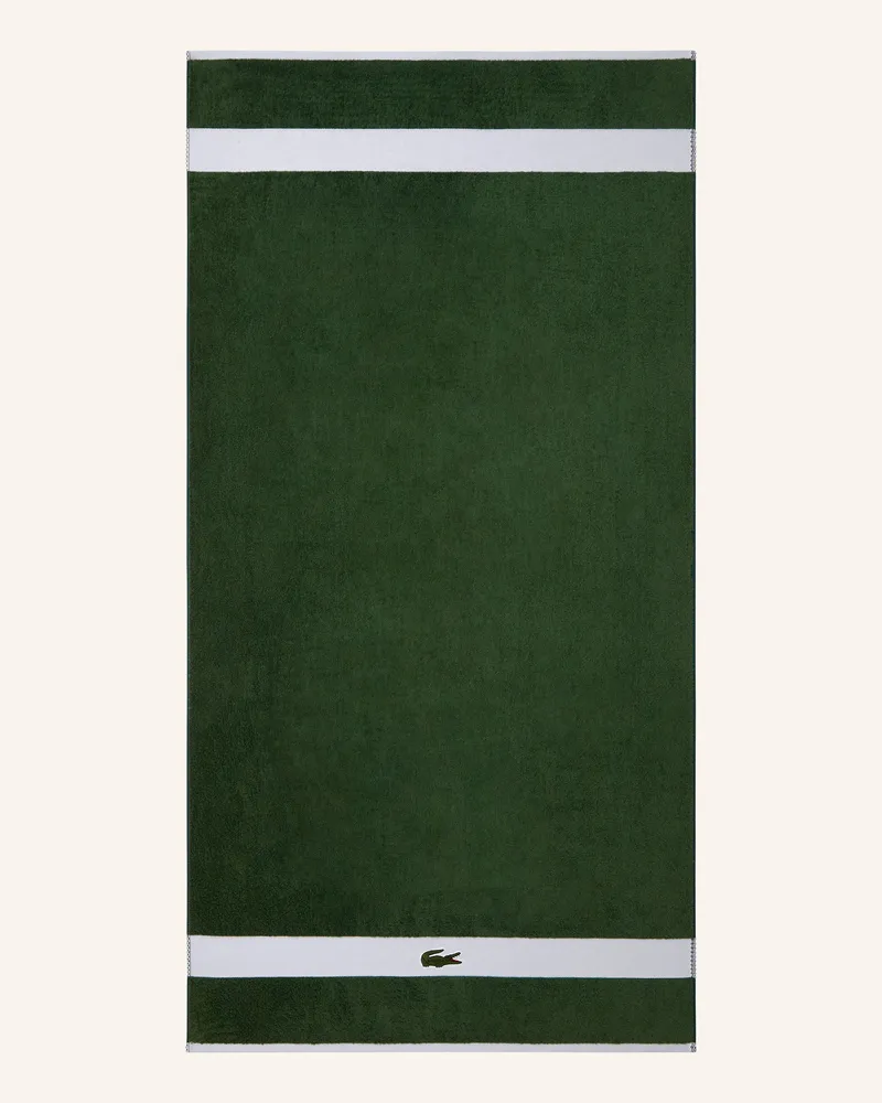 Lacoste Handtuch Lcasual gruen Dunkelgrün