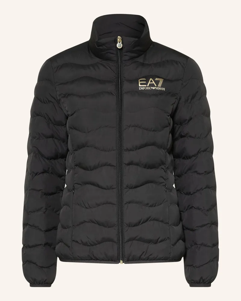 EA7 Steppjacke schwarz Schwarz