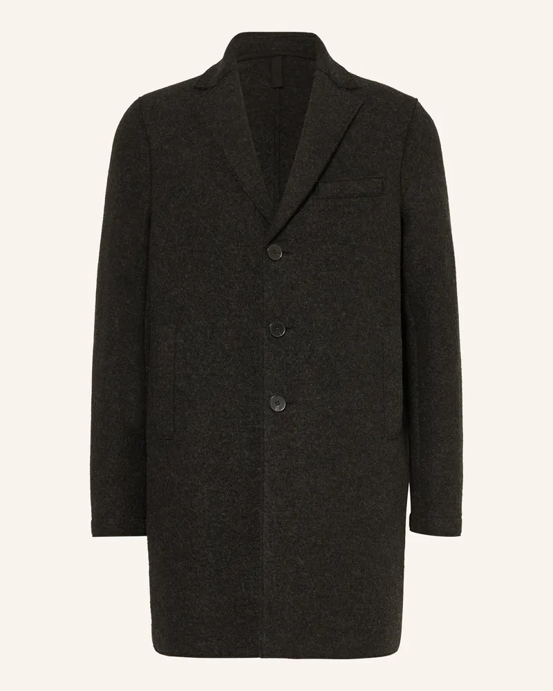 Harris Wharf London Wollmantel grau Dunkelgrau