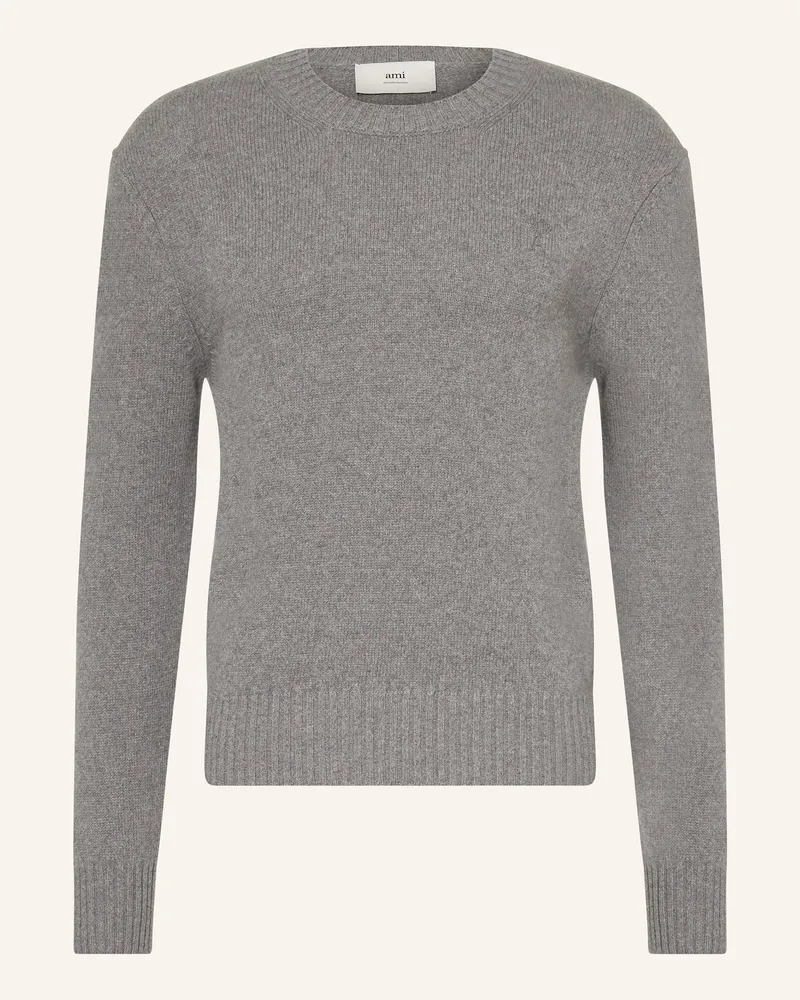 AMI Paris Cashmere-Pullover Grau