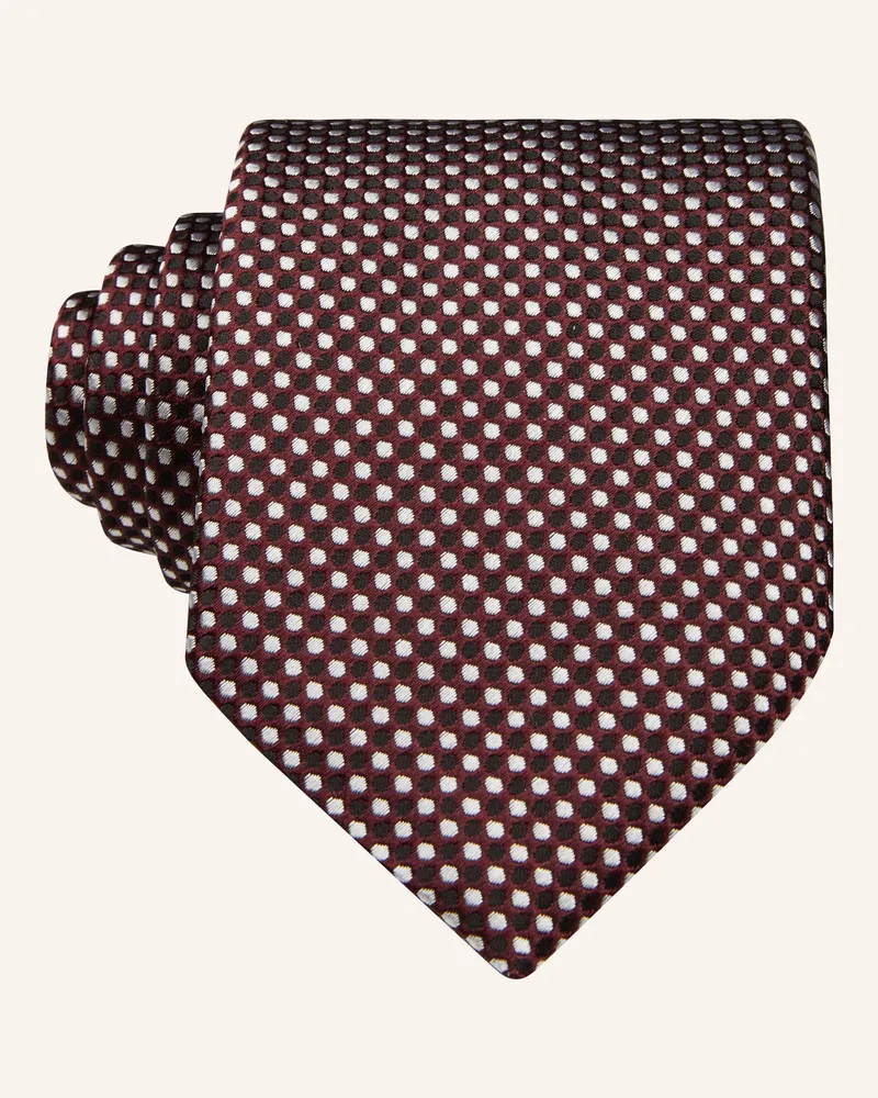 HUGO BOSS Krawatte H-TIE Dunkelbraun