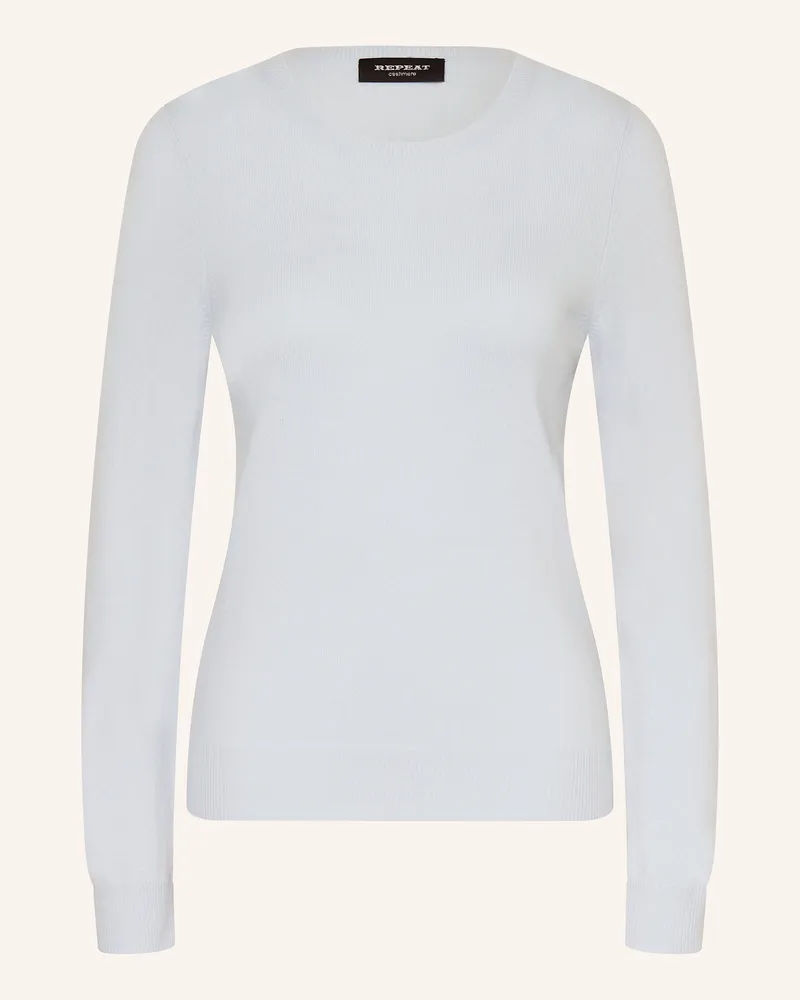 Repeat Cashmere-Pullover Hellblau