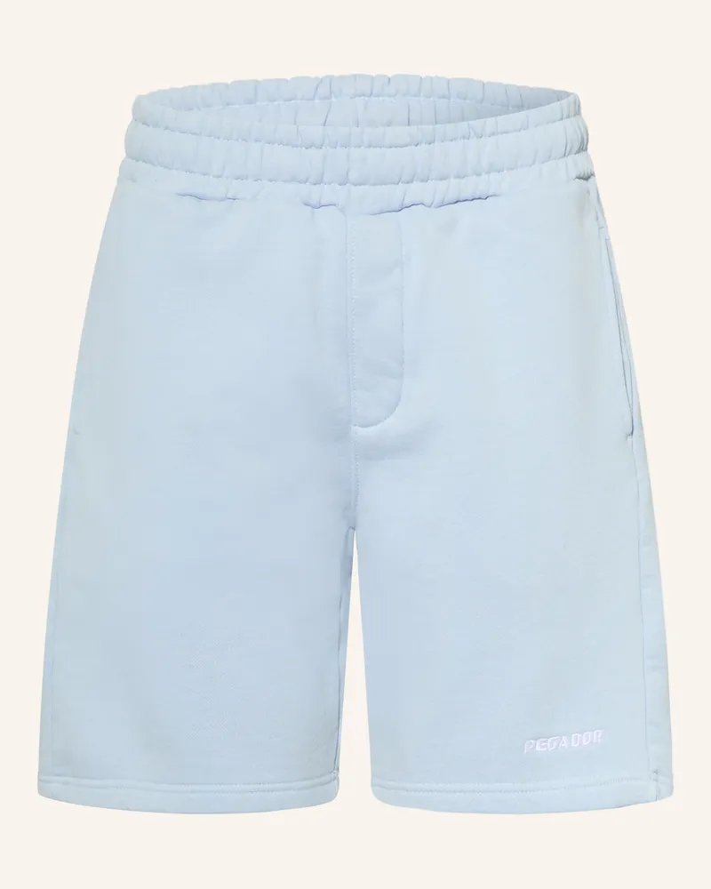 PEGADOR Sweatshorts blau Hellblau