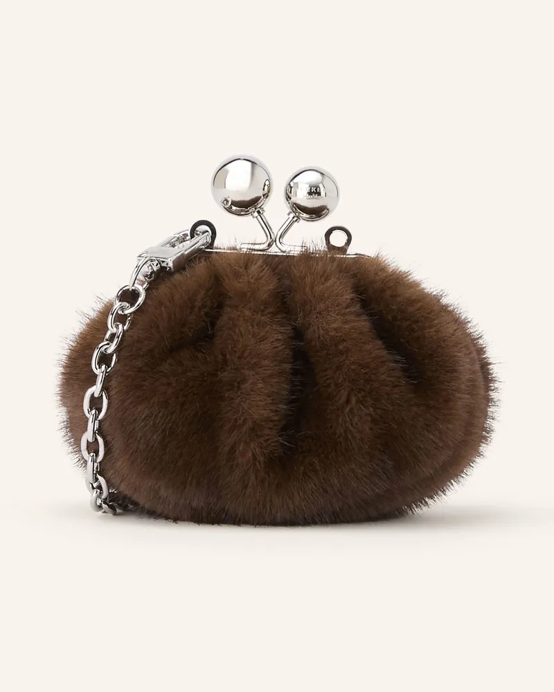 Max Mara Kunstfell-Tasche Atubo braun Braun
