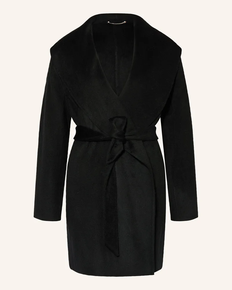 HUGO BOSS Wollmantel CARIBY Schwarz