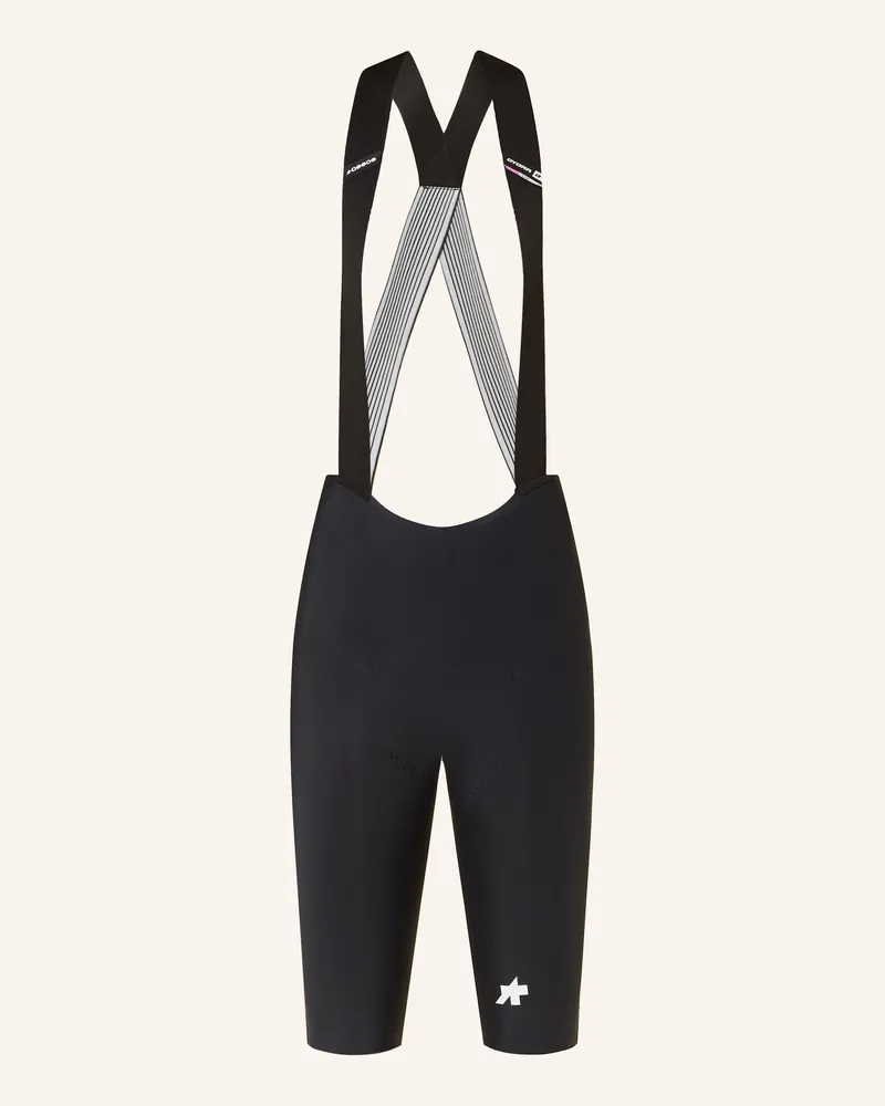 ASSOS Radhose DYORA R S11 mit Trägern und gepolstertem Einsatz Schwarz