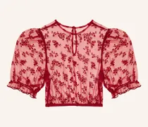 Dirndlbluse Henna rot
