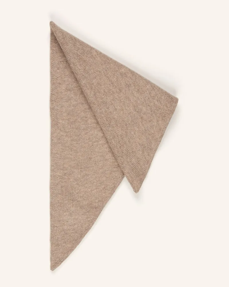 Darling Harbour Dreieckstuch Mit Cashmere braun Greige