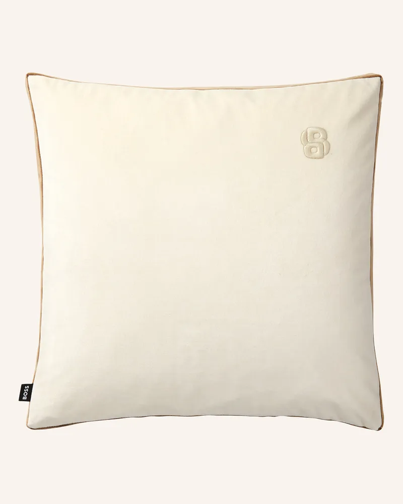 HUGO BOSS Dekokissenhülle Bvelvet beige Beige