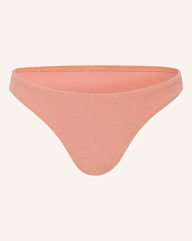 watercult Basic-Bikini-Hose SWIM SPARKLE mit Glitzergarn Lachs