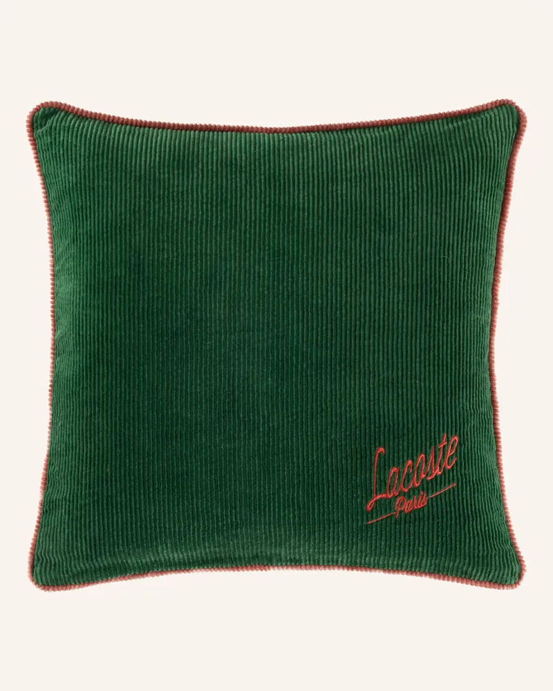 Lacoste Dekokissenhülle Lvelvet gruen Grün