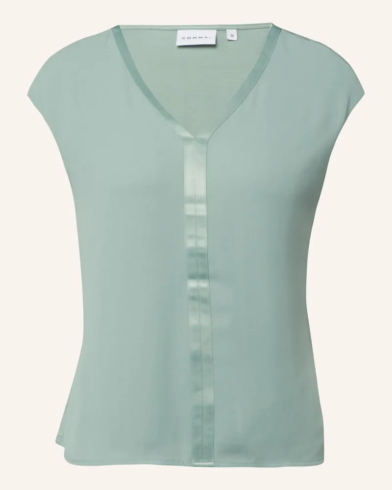 COMMA T-Shirt blau Petrol