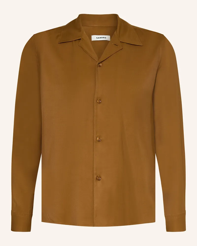 Sandro Resorthemd Regular Fit braun Braun