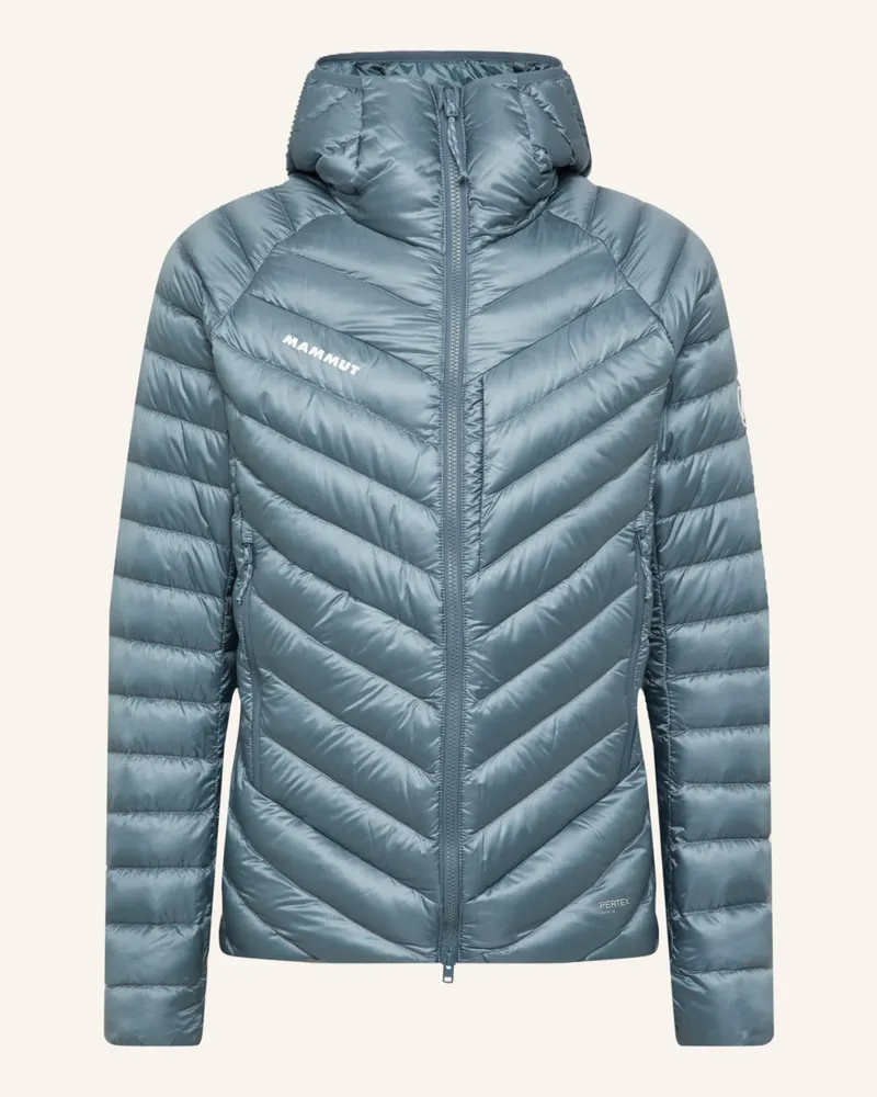Mammut Daunenjacke Broad Peak In Mit Kapuze grau Grau