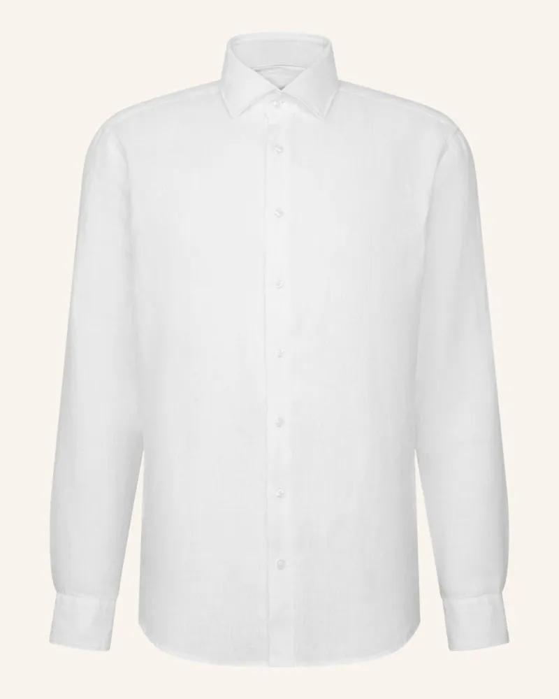 Seidensticker Leinenhemd Regular Fit weiss Weiss
