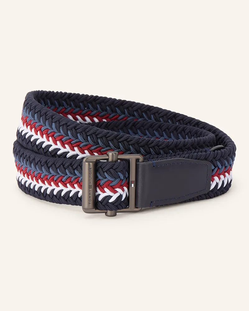 Tommy Hilfiger Flechtgürtel Dunkelbraun