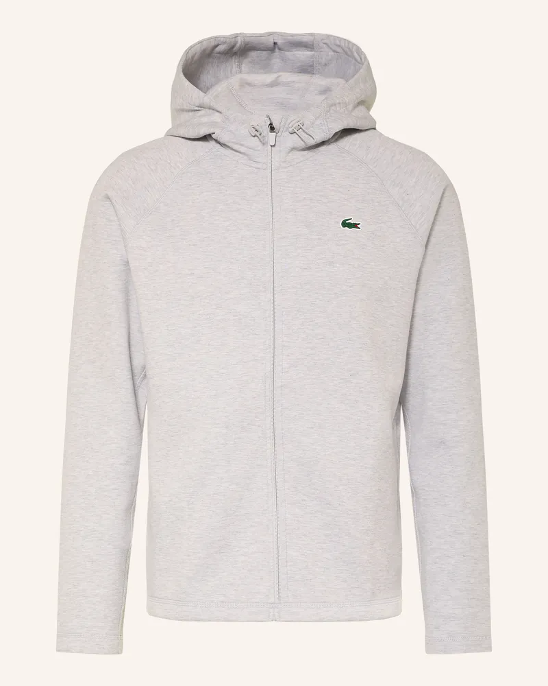 Lacoste Sweatjacke grau Hellgrau