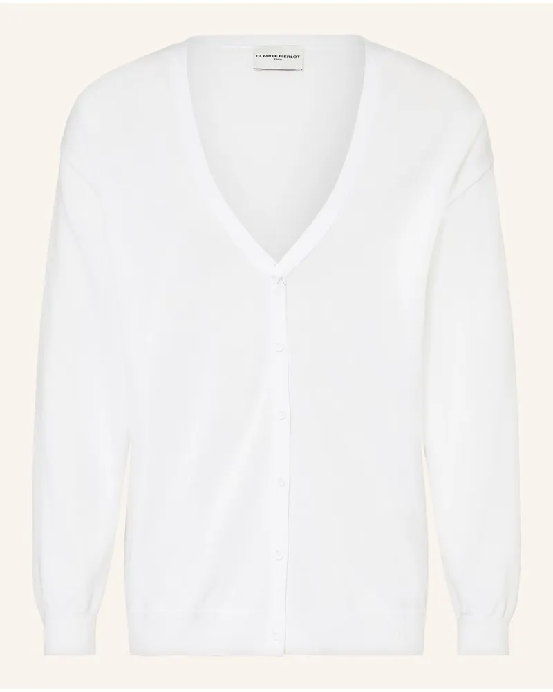 Claudie Pierlot Strickjacke Weiss