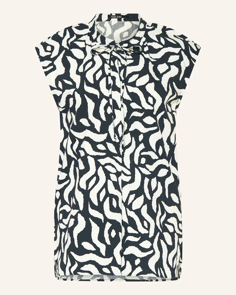 MARC AUREL Blusentop schwarz Weiss