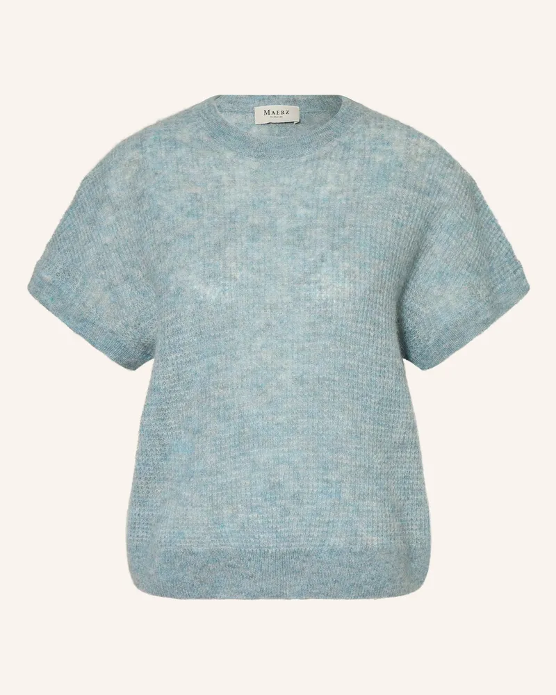 Maerz Strickshirt blau Petrol