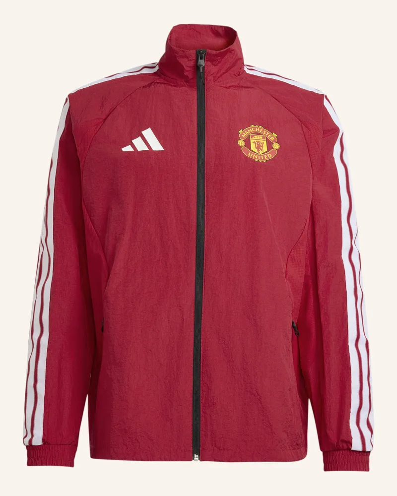 adidas Manchester United Anthem Heimjacke rot Rot