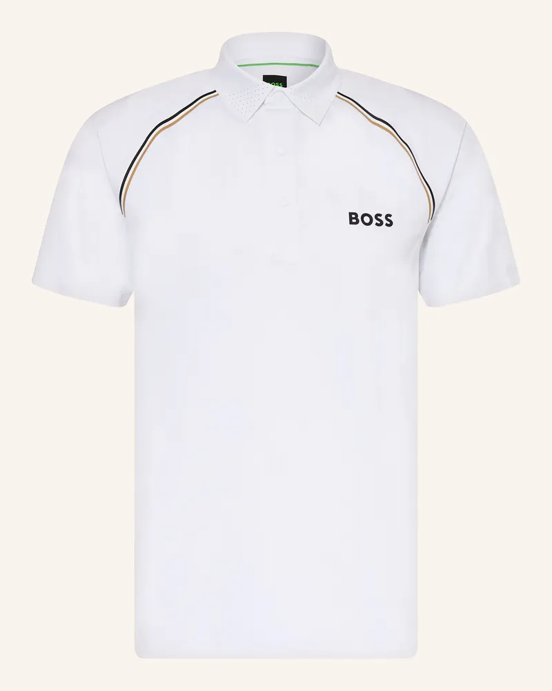 HUGO BOSS Funktions-Poloshirt Patteo Toc weiss Weiss