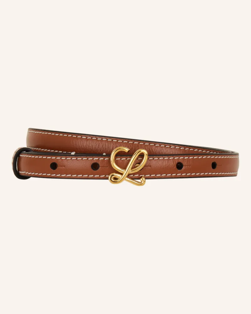 Loewe Ledergürtel Cognac