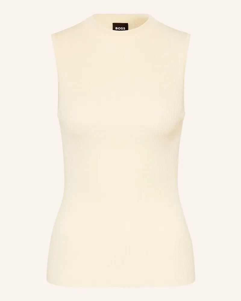 HUGO BOSS Stricktop Feskies beige Beige