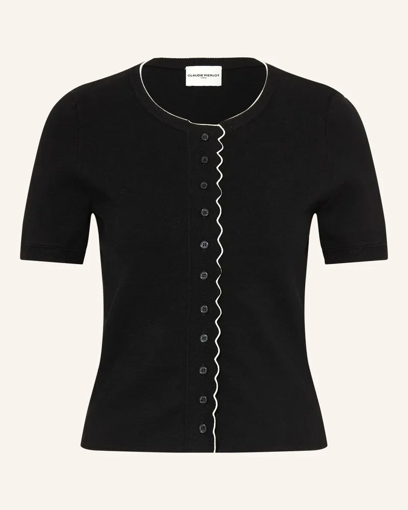 Claudie Pierlot Strickjacke schwarz Schwarz