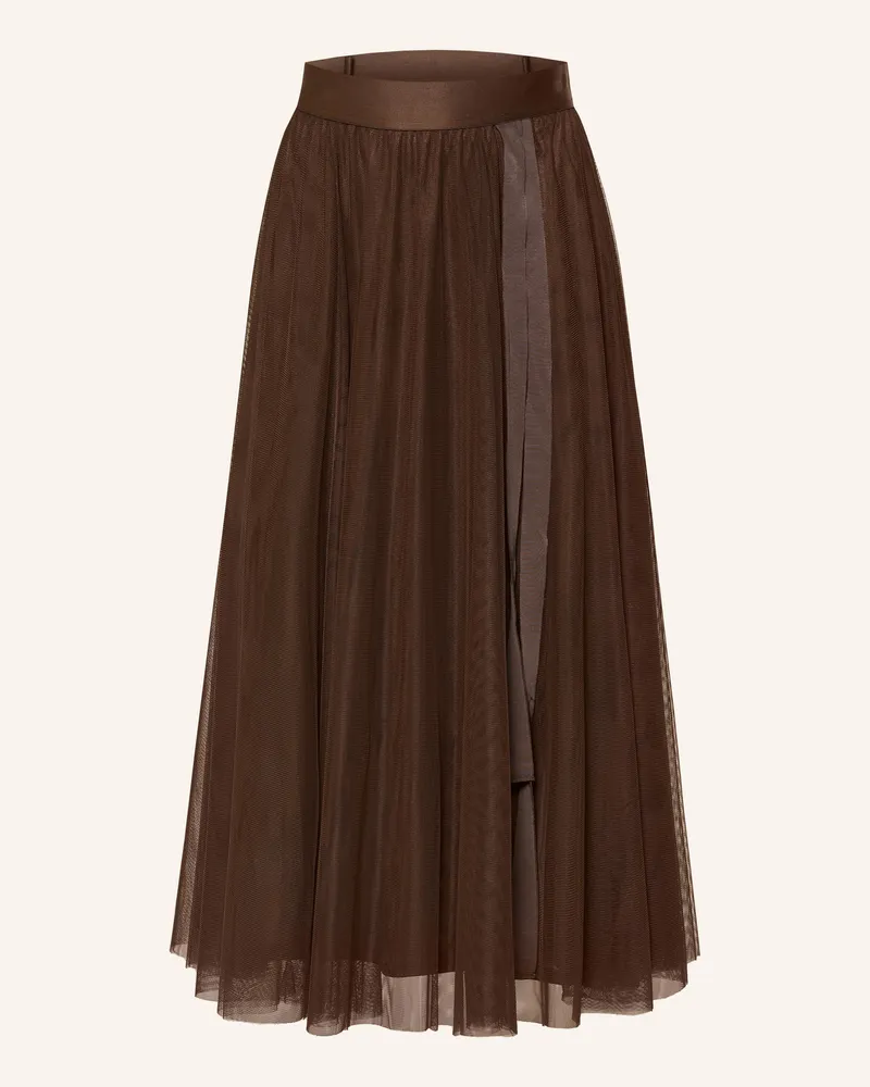 Vera Mont Tüllrock Dunkelbraun