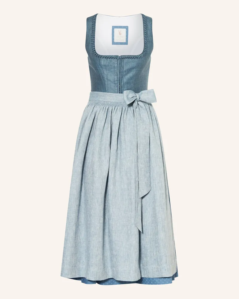 Johann & Johanna Dirndl blau Blaugrau