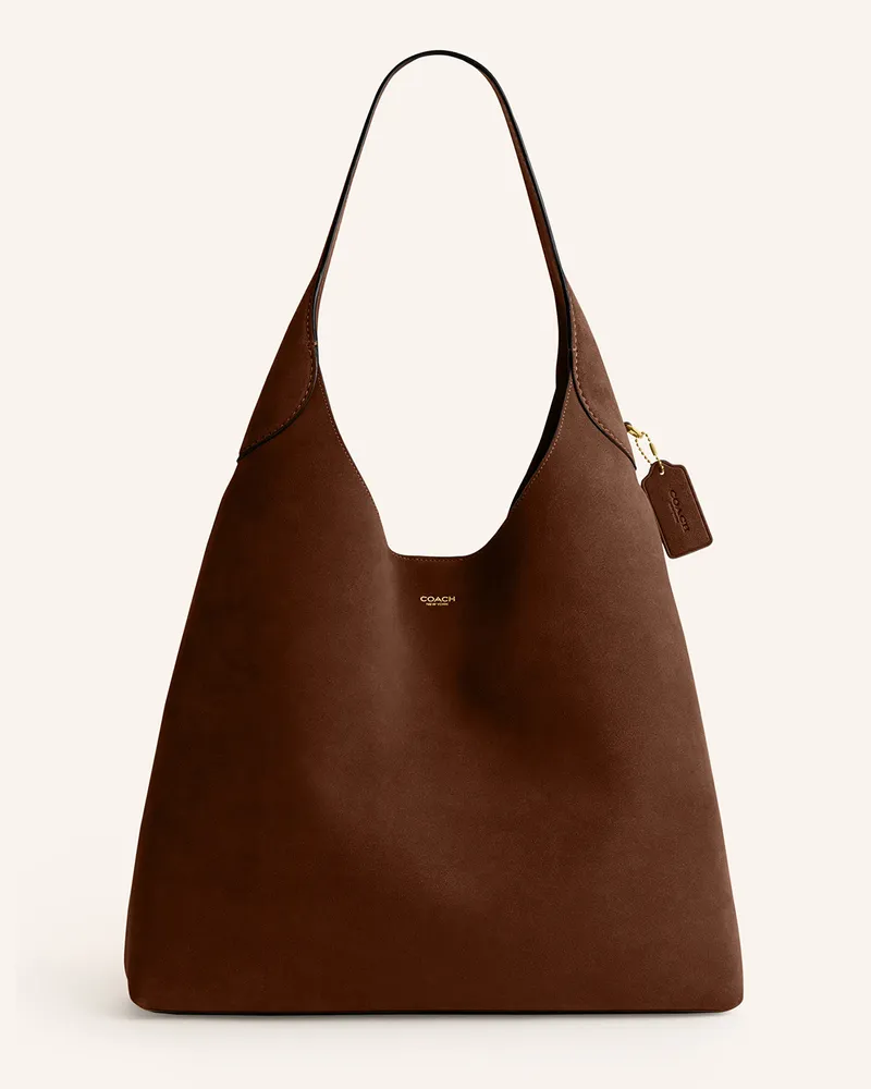 Coach Schultertasche Brooklyn Large braun Cognac