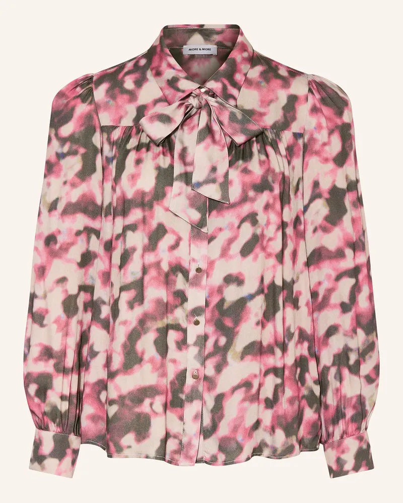 More & More Schluppenbluse Oliv