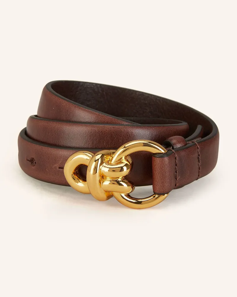 Sandro Ledergürtel braun Dunkelbraun