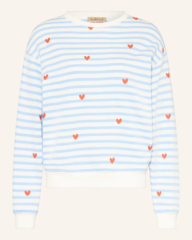 Smith & Soul Sweatshirt blau Hellblau